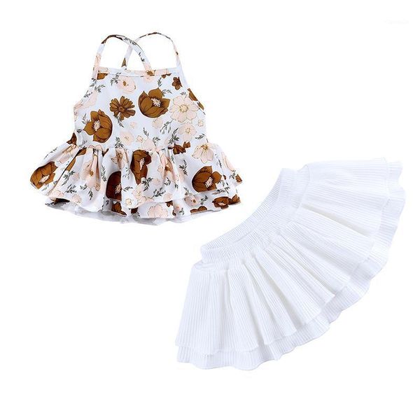 clothing sets summer infant baby girl set sleeveless sling +skirt dress clothes sunsuit two pieces, White
clothing sets summer infant baby girl set sleeveless sling +skirt dress clothes sunsuit two pieces, White