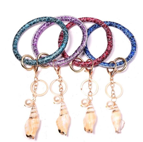 shell pendant bracelet pu leather wrist key ring sports keychain bracelets bangle shell bracelet o keyring jewelry gga2676, Red;brown
shell pendant bracelet pu leather wrist key ring sports keychain bracelets bangle shell bracelet o keyring jewelry gga2676, Red;brown
