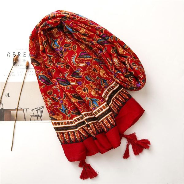 scarves 2021 women red viscose scarf luxury floral long wrap stole bufandas muslim soft brand shawl casual four seasons, Blue;gray
scarves 2021 women red viscose scarf luxury floral long wrap stole bufandas muslim soft brand shawl casual four seasons, Blue;gray