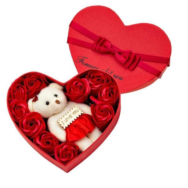 valentine's day 10 soap flower gift box rose bear bouquet decoration birthday diy holiday k1c7 wrap
valentine's day 10 soap flower gift box rose bear bouquet decoration birthday diy holiday k1c7 wrap