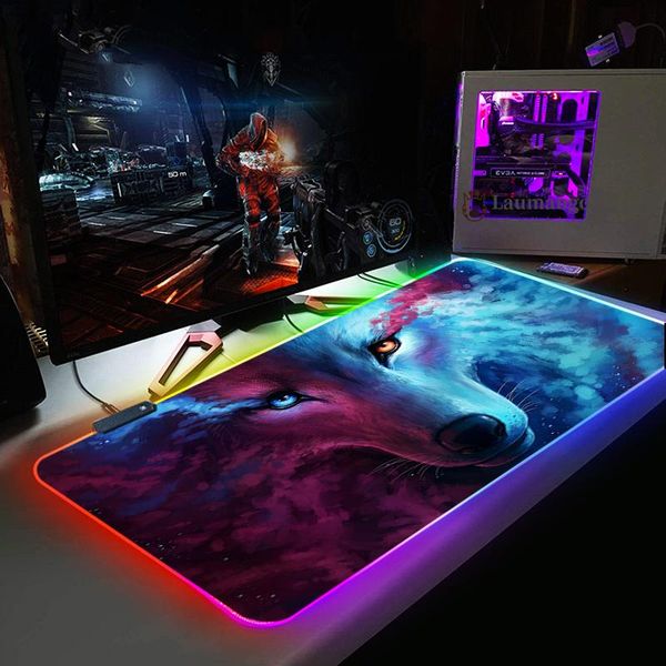 mouse pads & wrist rests gaming rgb lobo luminoso gamer large xxl mousepad led lighting usb keyboard colorful desk mice mat for pc lapde
mouse pads & wrist rests gaming rgb lobo luminoso gamer large xxl mousepad led lighting usb keyboard colorful desk mice mat for pc lapde
