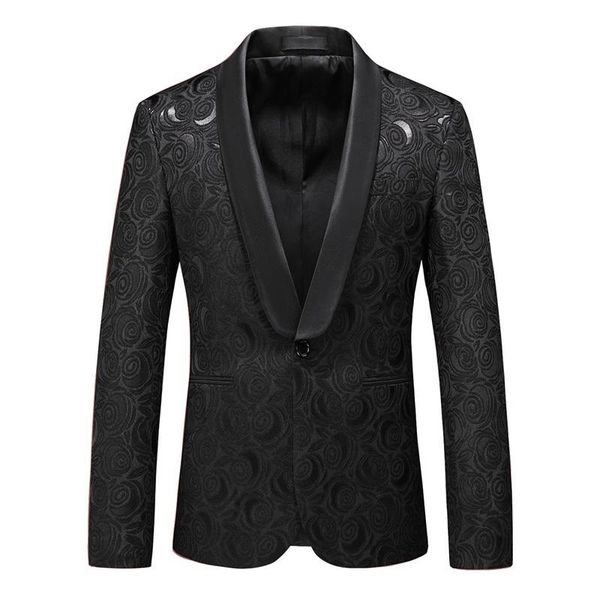 men's suits & blazers men singers balzer spring stage autumn slim prom fit dress suit jacket male party mens masculino, White;black
men's suits & blazers men singers balzer spring stage autumn slim prom fit dress suit jacket male party mens masculino, White;black