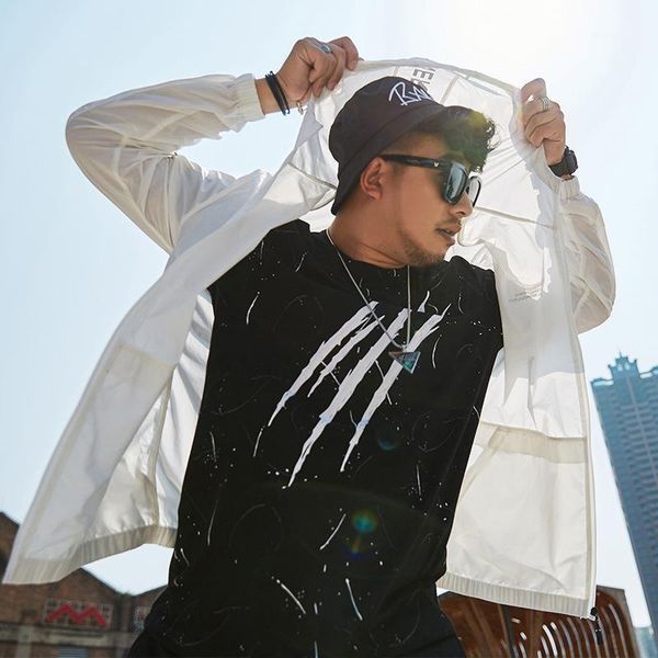men's jackets large sunscreen coat outdoor shirt add fat quick dry breathable man jacket skin, Black;brown
men's jackets large sunscreen coat outdoor shirt add fat quick dry breathable man jacket skin, Black;brown