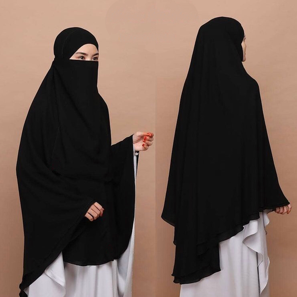 2pcs muslim women burquas khimar long hijab veil prayer abaya arab burka middle east islam eid full cover headscarf jilbab, Red
2pcs muslim women burquas khimar long hijab veil prayer abaya arab burka middle east islam eid full cover headscarf jilbab, Red