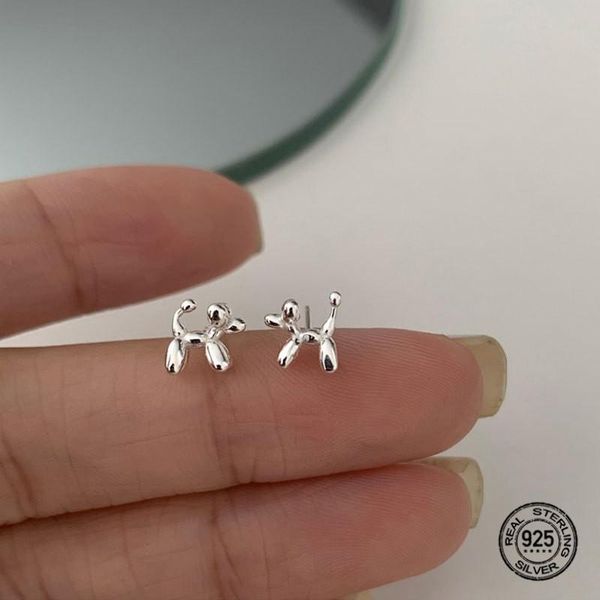 stud balloon dog earrings for women 925 sterling silver fashion creative animal small mini cute ear jewelry girl party gifts, Golden;silver
stud balloon dog earrings for women 925 sterling silver fashion creative animal small mini cute ear jewelry girl party gifts, Golden;silver