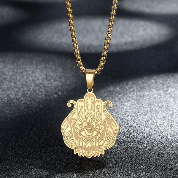 pendant necklaces gold hand symbol hamsa of fatima vintage necklace men women punk evil eye charm stainless steel jewelry, Silver
pendant necklaces gold hand symbol hamsa of fatima vintage necklace men women punk evil eye charm stainless steel jewelry, Silver