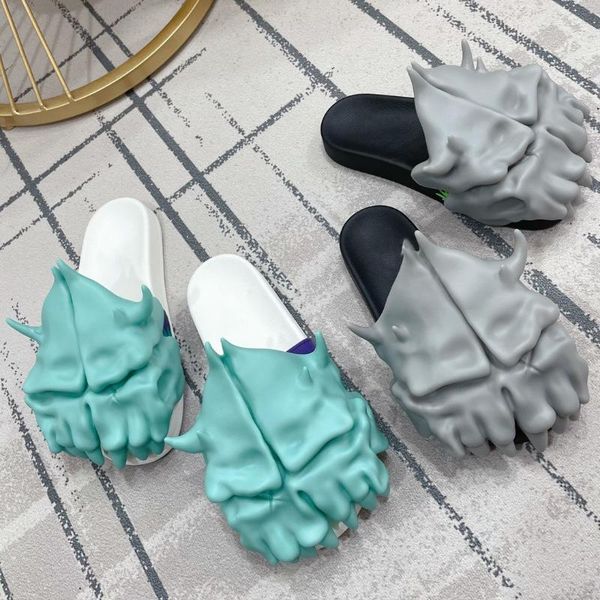 slippers summer couples fashional sandals rubber devil head vamp designer shoes soft-soled beach flat novelty women's slides, Black
slippers summer couples fashional sandals rubber devil head vamp designer shoes soft-soled beach flat novelty women's slides, Black