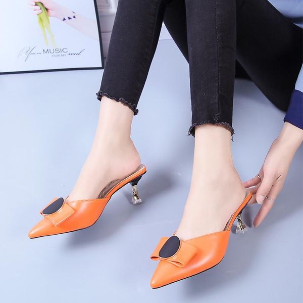slippers candy colors pu leather mules shoes women summer metal heel sandals fashion pointed toe thin 2021, Black
slippers candy colors pu leather mules shoes women summer metal heel sandals fashion pointed toe thin 2021, Black
