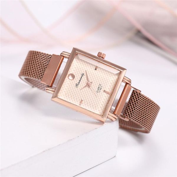wristwatches trendy square women watches magnetic female clock quartz wristwatch bracelet minimalist ladies wrist watch relogio feminino 202, Slivery;brown
wristwatches trendy square women watches magnetic female clock quartz wristwatch bracelet minimalist ladies wrist watch relogio feminino 202, Slivery;brown