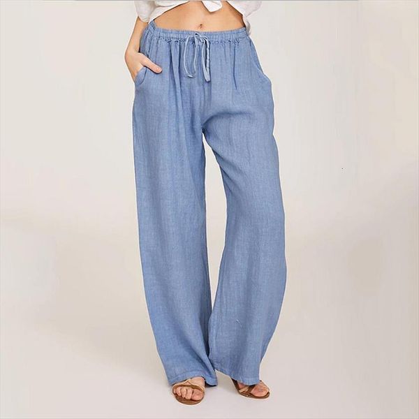 cotton linen fashion solid women capri color high waist drawstring straight loose vintage casual lady wide leg long, Black;white
cotton linen fashion solid women capri color high waist drawstring straight loose vintage casual lady wide leg long, Black;white