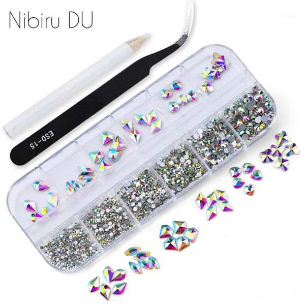 box/set multi size ab crystal rhinestones mixed colors flat-back 3d designs glass for diy nail art decorations1, Silver;gold
box/set multi size ab crystal rhinestones mixed colors flat-back 3d designs glass for diy nail art decorations1, Silver;gold
