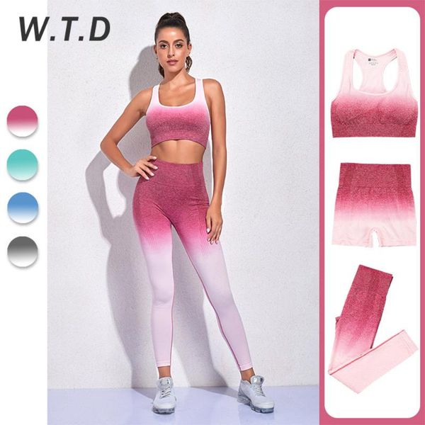 yoga outfit w.t.d women sportswear set ombre seamless fitness bra shorts legging running pants gym outdoor clothes sleeveless suit
yoga outfit w.t.d women sportswear set ombre seamless fitness bra shorts legging running pants gym outdoor clothes sleeveless suit