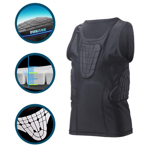 gym clothing men's tracksuit padded compression shorts vest pads protector football paintball basketball skating soccer anti-collision, White;black
gym clothing men's tracksuit padded compression shorts vest pads protector football paintball basketball skating soccer anti-collision, White;black