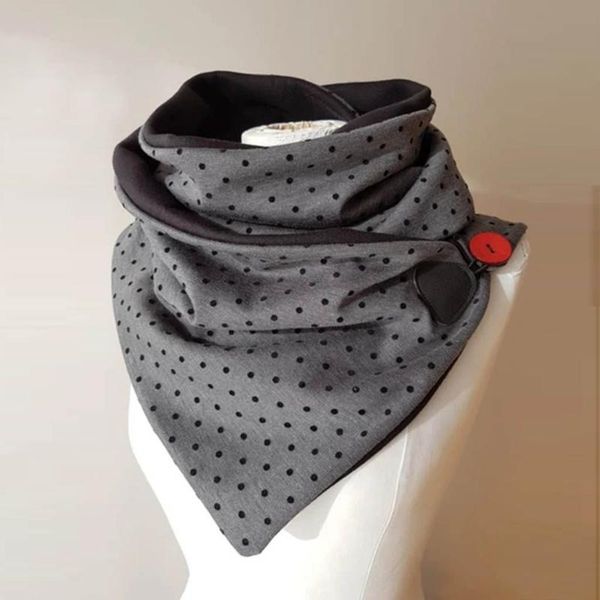 cycling outdoor warm scarves fashion women soild dot printing button soft wrap malaysia casual shawls caps & masks, Black
cycling outdoor warm scarves fashion women soild dot printing button soft wrap malaysia casual shawls caps & masks, Black