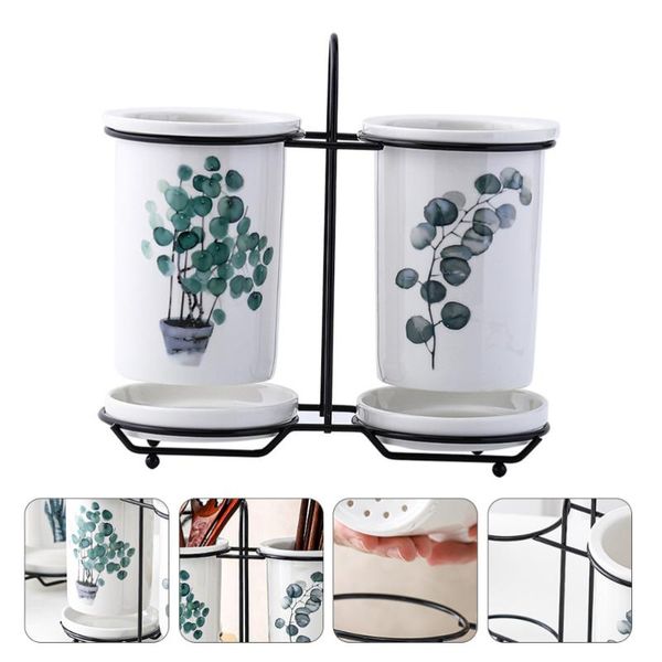 chopsticks 1 set stylish japanese-type box household ceramic drain cutlery rack
chopsticks 1 set stylish japanese-type box household ceramic drain cutlery rack