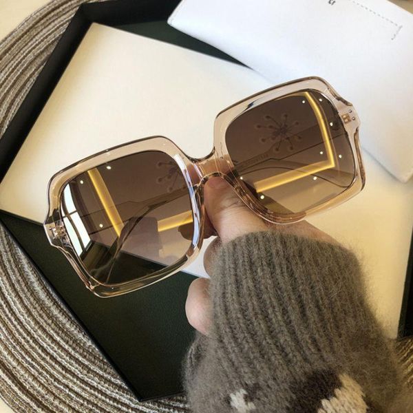 sunglasses oversize women square frame big luxury sun glasses gradient shades brand designer retro female gafas de sol, White;black
sunglasses oversize women square frame big luxury sun glasses gradient shades brand designer retro female gafas de sol, White;black