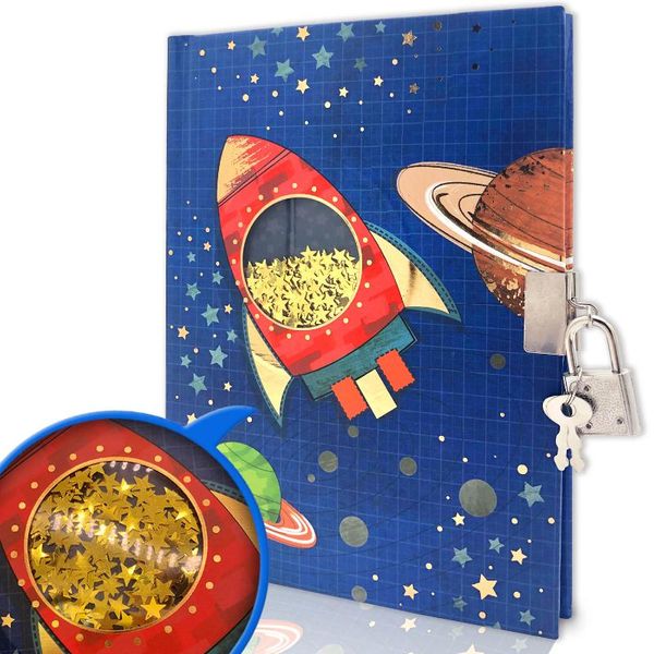 notepads kids journal lock diary for boys, spacecraft shakable sequin secret personalized notebook,students school office supplies gifts, Purple;pink
notepads kids journal lock diary for boys, spacecraft shakable sequin secret personalized notebook,students school office supplies gifts, Purple;pink