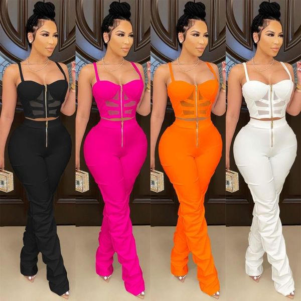 women's two piece pants cutubly zipper casual 2 set and crop women outfits skinny hollow out sleeveless vest trousers sets, White
women's two piece pants cutubly zipper casual 2 set and crop women outfits skinny hollow out sleeveless vest trousers sets, White