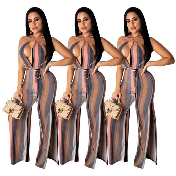 women's jumpsuits & rompers bodysuit tracksuit womens jumpsuit skinny striped print slim sashes hollow out overalls combinaison femme, Black;white
women's jumpsuits & rompers bodysuit tracksuit womens jumpsuit skinny striped print slim sashes hollow out overalls combinaison femme, Black;white