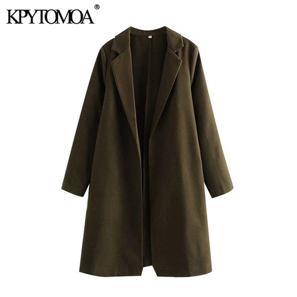 women fashion side pockets open stitch woolen coat lapel collar long sleeve female outerwear chic overcoat 210420, Black
women fashion side pockets open stitch woolen coat lapel collar long sleeve female outerwear chic overcoat 210420, Black