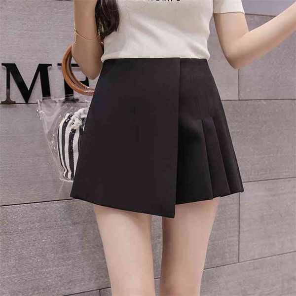 high waist loose white skirt shorts women for summer autumn korean chiffon skirt shorts womens spring plus size shorts 210625, White;black
high waist loose white skirt shorts women for summer autumn korean chiffon skirt shorts womens spring plus size shorts 210625, White;black