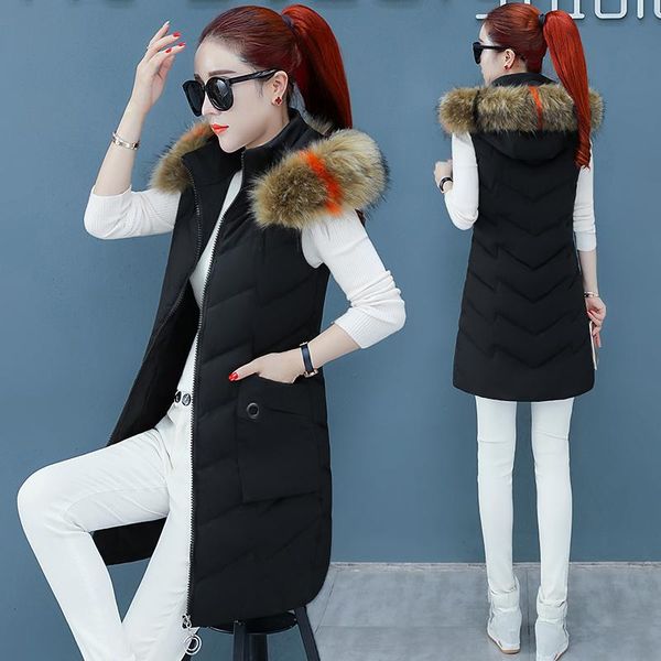 women's vests womens winter slim hooded women vest plus size coats 2xl sleeveless jackets and long waistcoats parka, Black;white
women's vests womens winter slim hooded women vest plus size coats 2xl sleeveless jackets and long waistcoats parka, Black;white