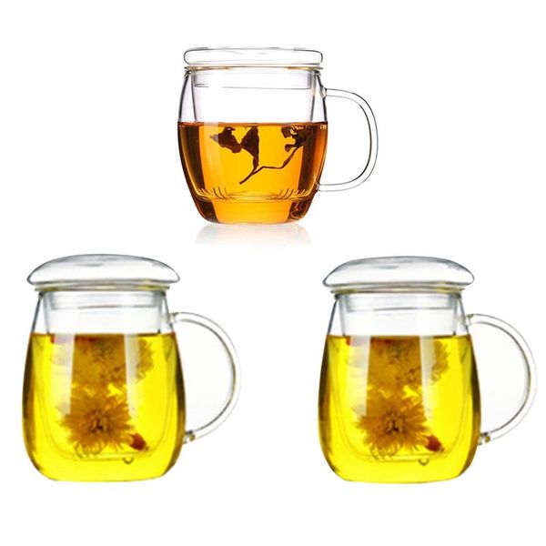 hand blown heat resistant glass tea cup with lid and infuser 500ml innovative bottle filter wine glasses
hand blown heat resistant glass tea cup with lid and infuser 500ml innovative bottle filter wine glasses