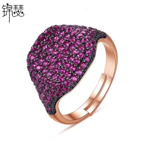 925 sterling silverboutique zirconium diamond ring jinye temperament banquet opening size adjustable copper inlaid gift girl, Golden;silver 
925 sterling silverboutique zirconium diamond ring jinye temperament banquet opening size adjustable copper inlaid gift girl, Golden;silver