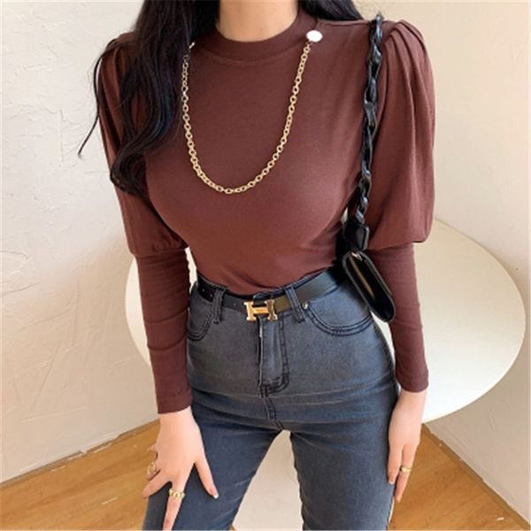 women's blouses & shirts hzirip all the basic game lady from office cotton brief fashion design puff sleeves chic solid qy4r, White
women's blouses & shirts hzirip all the basic game lady from office cotton brief fashion design puff sleeves chic solid qy4r, White