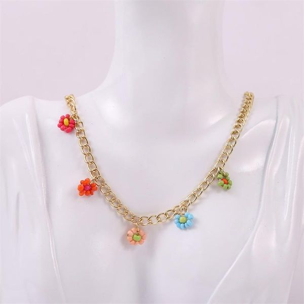 vintage flower pendant necklace for women metal cute fashion charm creative simple colorful choker jewelry gifts chains, Silver
vintage flower pendant necklace for women metal cute fashion charm creative simple colorful choker jewelry gifts chains, Silver