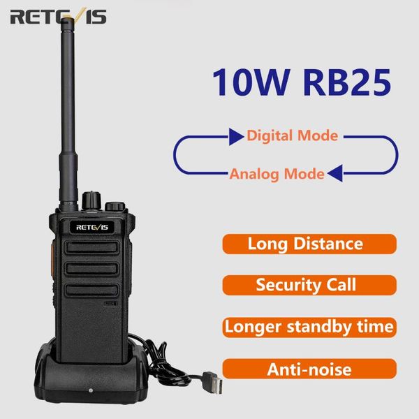 digital walkie talkie 10w long range retevis rb25 analog two way radio powerful walkie-talkies handy potable for hunting
digital walkie talkie 10w long range retevis rb25 analog two way radio powerful walkie-talkies handy potable for hunting