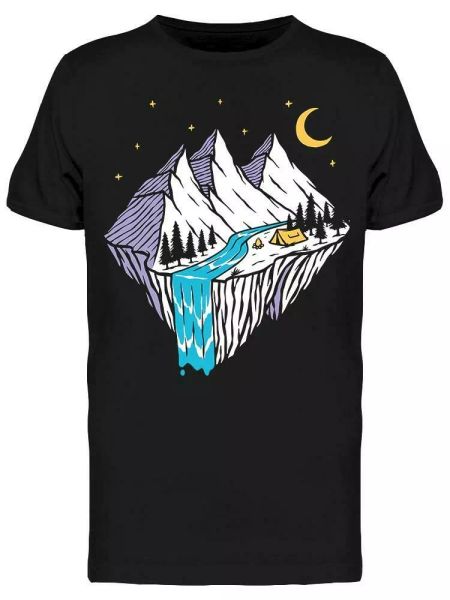 night mountain tee men's -image by shutterstock, White;black
night mountain tee men's -image by shutterstock, White;black