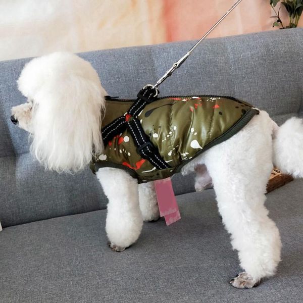 autumn and winter dog ski suit plus velvet thickened chest back integrated ink-splashing printed cotton vest apparel
autumn and winter dog ski suit plus velvet thickened chest back integrated ink-splashing printed cotton vest apparel