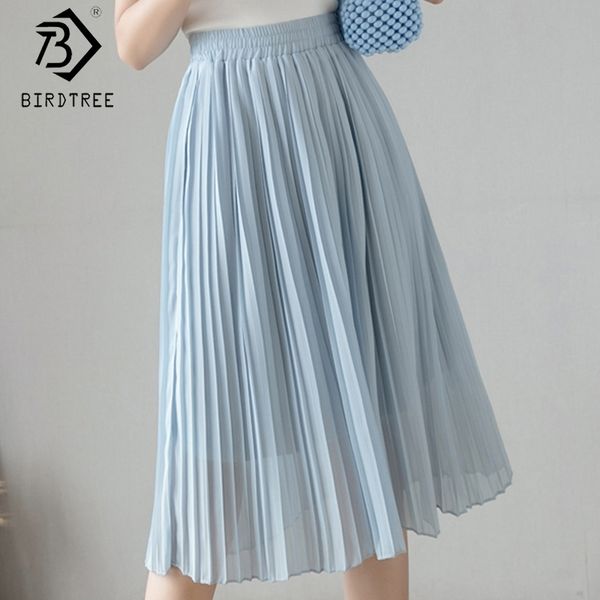 sweet style a-line pleated women skirts summer elastic waist students chiffon knee-length skirt bottoms all match b06301k 210419, Black
sweet style a-line pleated women skirts summer elastic waist students chiffon knee-length skirt bottoms all match b06301k 210419, Black