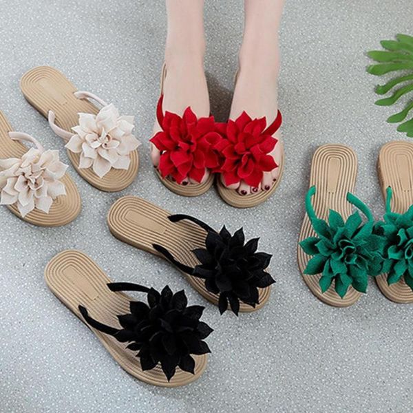 slippers women fashion summer non slip flower flip flops outdoor beach shoes flat sandals flip-flops flowers, Black
slippers women fashion summer non slip flower flip flops outdoor beach shoes flat sandals flip-flops flowers, Black