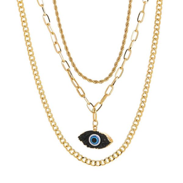 chains fashion crystal eye necklace pendant chain statement long women accessories ins, Silver
chains fashion crystal eye necklace pendant chain statement long women accessories ins, Silver