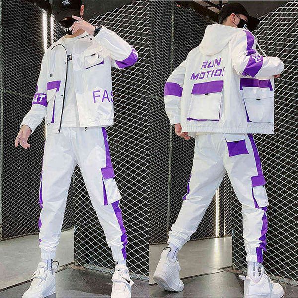 2021 men fashion tracksuit spring autumn 2pc sweatshirt +sweatpants tracksuit set men new patchwork slim fit sweat suits g1217, Gray
2021 men fashion tracksuit spring autumn 2pc sweatshirt +sweatpants tracksuit set men new patchwork slim fit sweat suits g1217, Gray