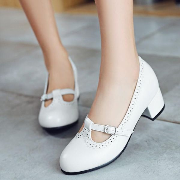 dress shoes oversized 12 ladies high heels women woman pumps round-headed t-belt single shoe, Black
dress shoes oversized 12 ladies high heels women woman pumps round-headed t-belt single shoe, Black