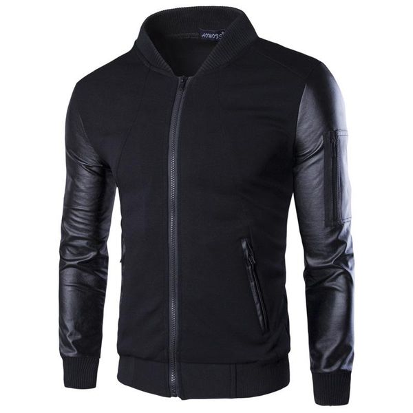 men's jackets 2021 autumn winter british style stand collar jacket slim plus size lazy simple gray fashion men, Black;brown
men's jackets 2021 autumn winter british style stand collar jacket slim plus size lazy simple gray fashion men, Black;brown