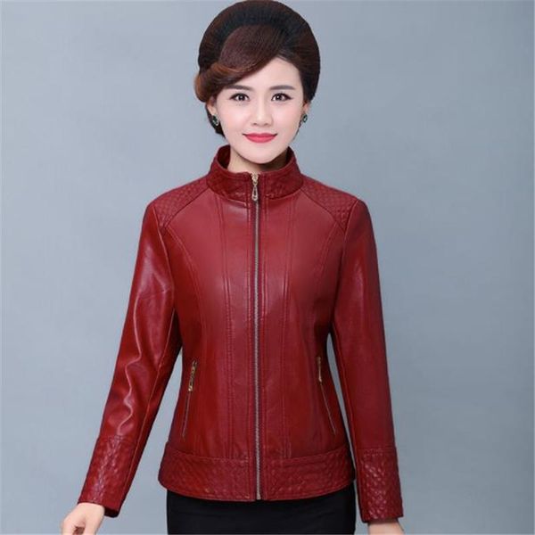 women's leather & faux female plus size jackets oversized pu jacket women coat coats veste lady abrigo manteau outerwear overcoat, Black
women's leather & faux female plus size jackets oversized pu jacket women coat coats veste lady abrigo manteau outerwear overcoat, Black