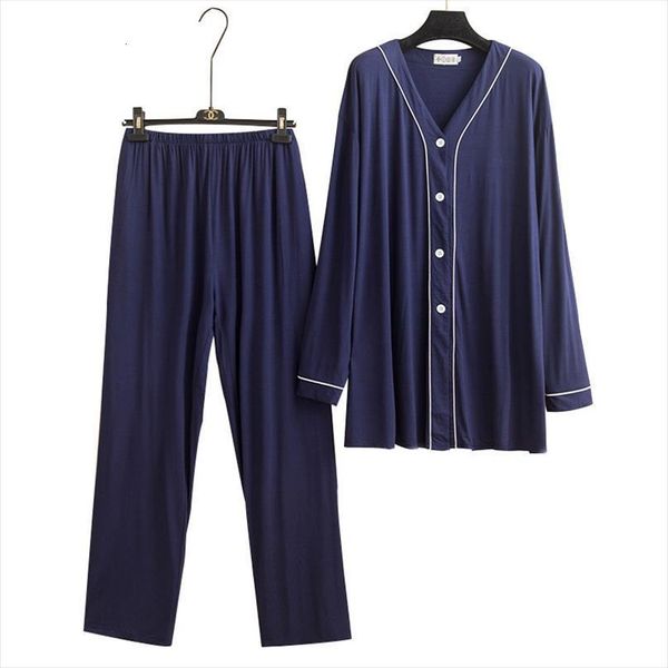 5xl 6xl spring autumn pajamas womens sleepwears set long sleeve large size shirt trousers 2 pcs sets pyjamas home service, Black;red
5xl 6xl spring autumn pajamas womens sleepwears set long sleeve large size shirt trousers 2 pcs sets pyjamas home service, Black;red