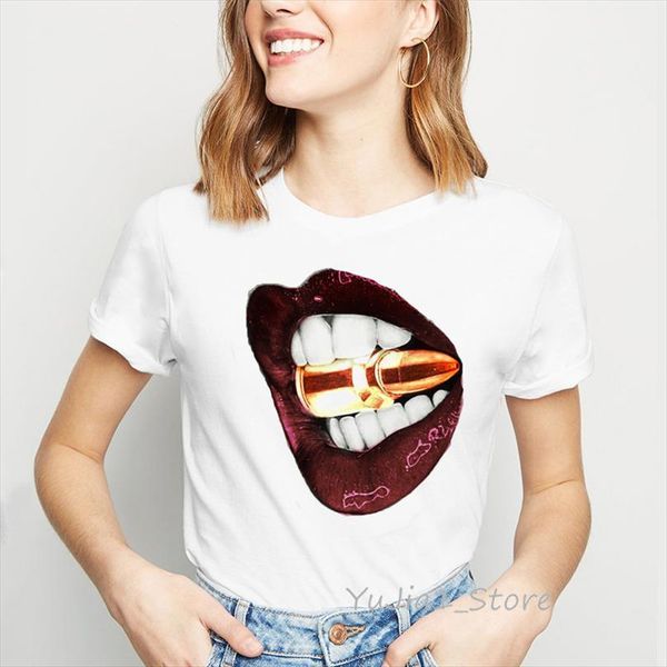 lipstick lips print mens t shirt and womens women vogue funny female harajuku summer tee femme streetwear, White;black
lipstick lips print mens t shirt and womens women vogue funny female harajuku summer tee femme streetwear, White;black
