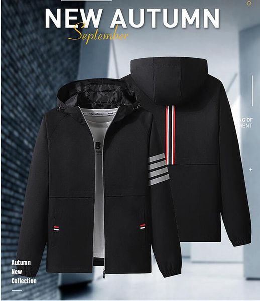 men's jackets jacket men zipper brand casual solid stripe hooded fashion outwear loose fit spring autumn coat, Black;brown
men's jackets jacket men zipper brand casual solid stripe hooded fashion outwear loose fit spring autumn coat, Black;brown