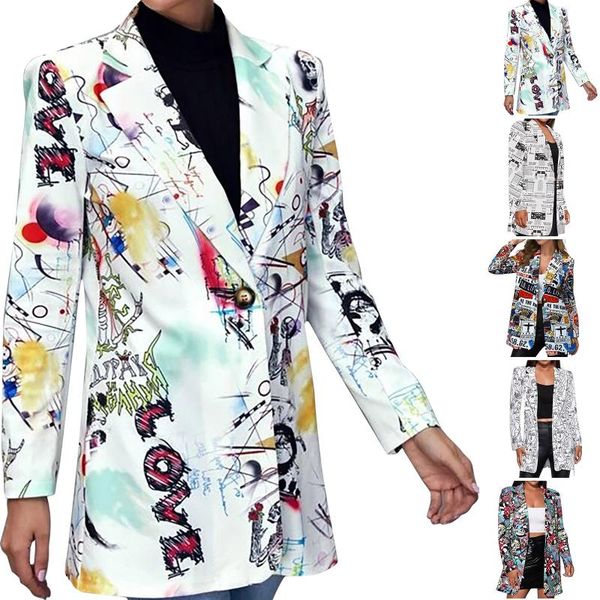 women's suits & blazers women cardigan suit jacket retro pattern print office lady slim blazer elegant turn-down collar button fashion, White;black
women's suits & blazers women cardigan suit jacket retro pattern print office lady slim blazer elegant turn-down collar button fashion, White;black