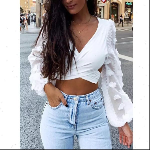 womens blouses women backless bandage bow mesh flower long sleeve v neck cropped shirt female white elegant office lady
womens blouses women backless bandage bow mesh flower long sleeve v neck cropped shirt female white elegant office lady