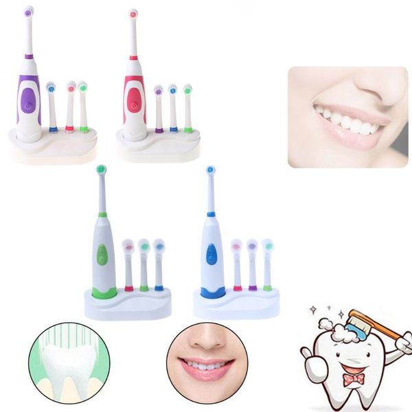 set electric toothbrush with 4 brush heads battery operated oral hygiene no rechargeable teeth smart
set electric toothbrush with 4 brush heads battery operated oral hygiene no rechargeable teeth smart
