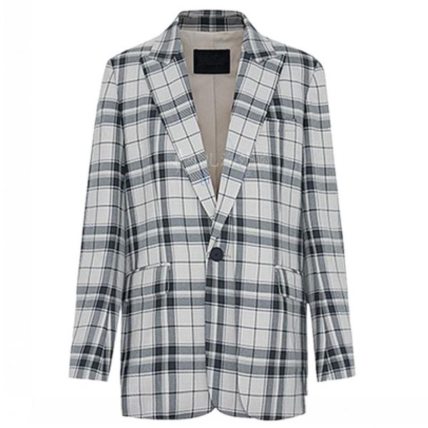 women's suits & blazers blazer feminino spring and autumn grid style british long sleeve fashionable casual suit woman plaid jacket, White;black
women's suits & blazers blazer feminino spring and autumn grid style british long sleeve fashionable casual suit woman plaid jacket, White;black