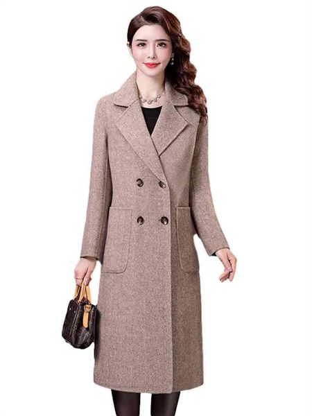 women's jackets winter women woolen coat elegant long double-sided wool jacket fashion slim double breasted overcoat ladies clothe, Black;brown
women's jackets winter women woolen coat elegant long double-sided wool jacket fashion slim double breasted overcoat ladies clothe, Black;brown