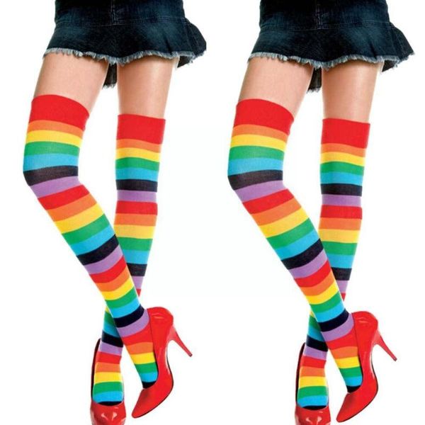 socks & hosiery knee high women cute cotton thigh mixed long knitted rainbow stockings striped o9m0, Black;white
socks & hosiery knee high women cute cotton thigh mixed long knitted rainbow stockings striped o9m0, Black;white