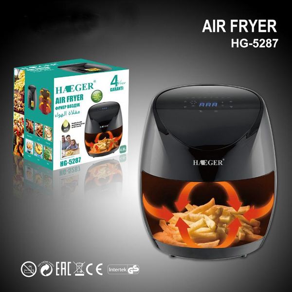 air fryers fryer household large-capacity smoke-french fries electric oven intelligent touch screen display 4.8l 1500w
air fryers fryer household large-capacity smoke-french fries electric oven intelligent touch screen display 4.8l 1500w